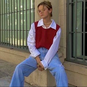 vintage 70s sweater vest